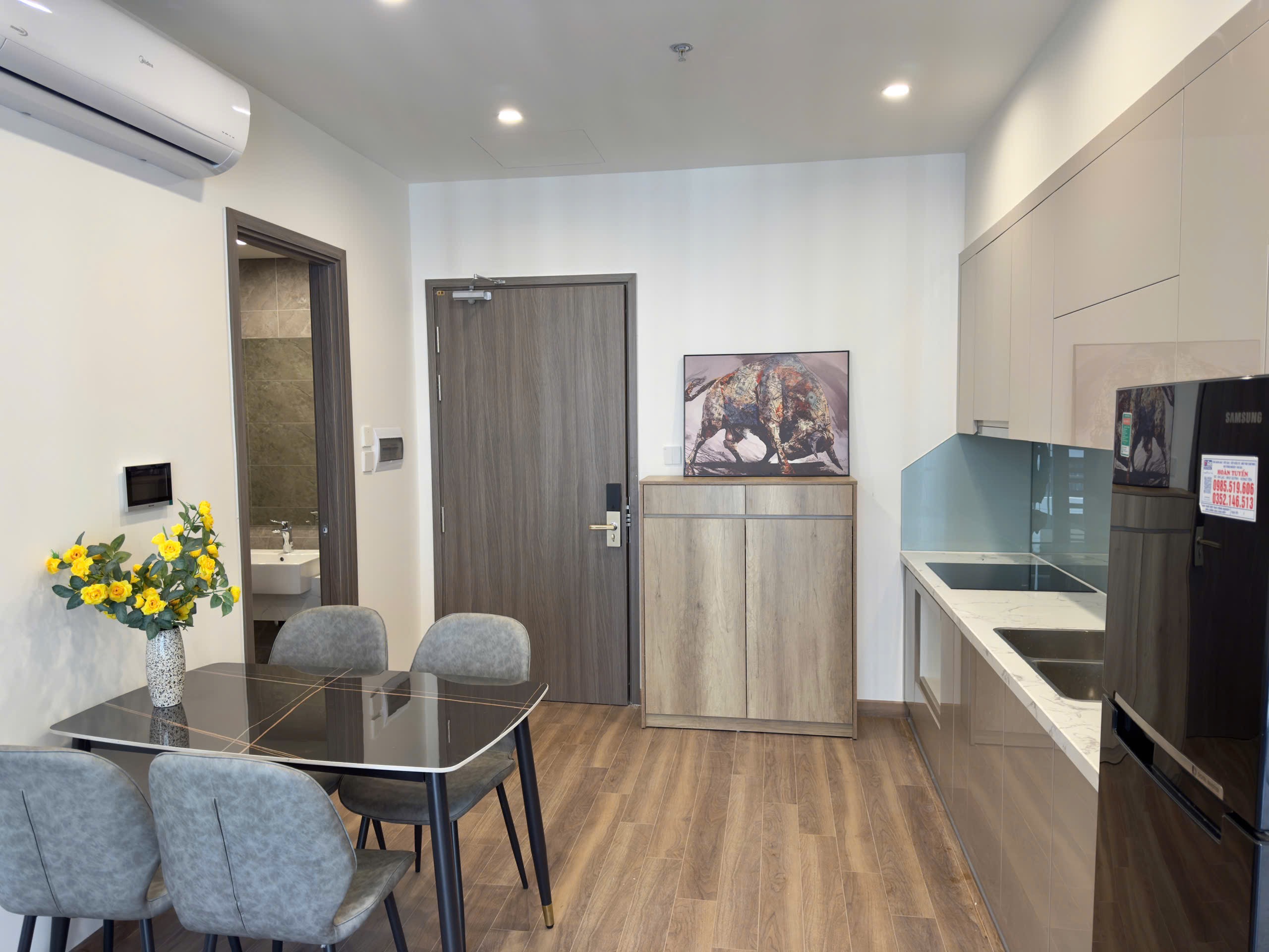 8,5 triệu/tháng – Cho thuê căn hộ 1PN tòa BE4 Vinhomes Ocean Park 48,8m² – đầy đủ nội thất - Ảnh 2
