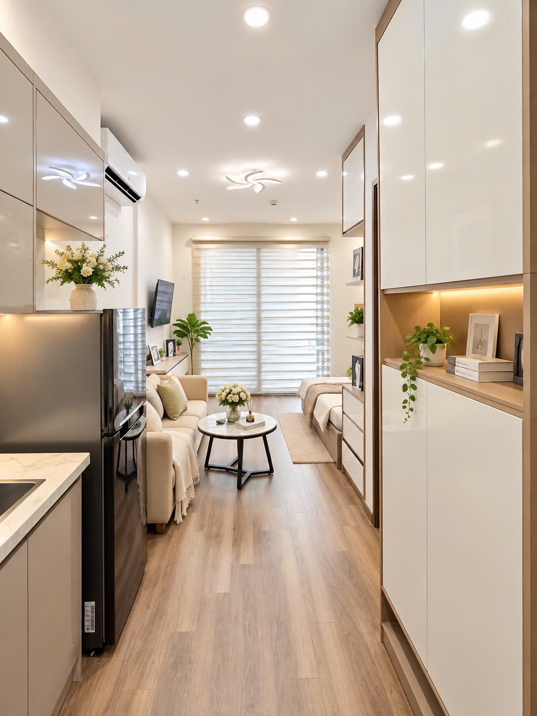 7,5 triệu/tháng – Cho thuê căn hộ Studio tòa ZR2 Vinhomes Ocean Park 35m² – đầy đủ nội thất