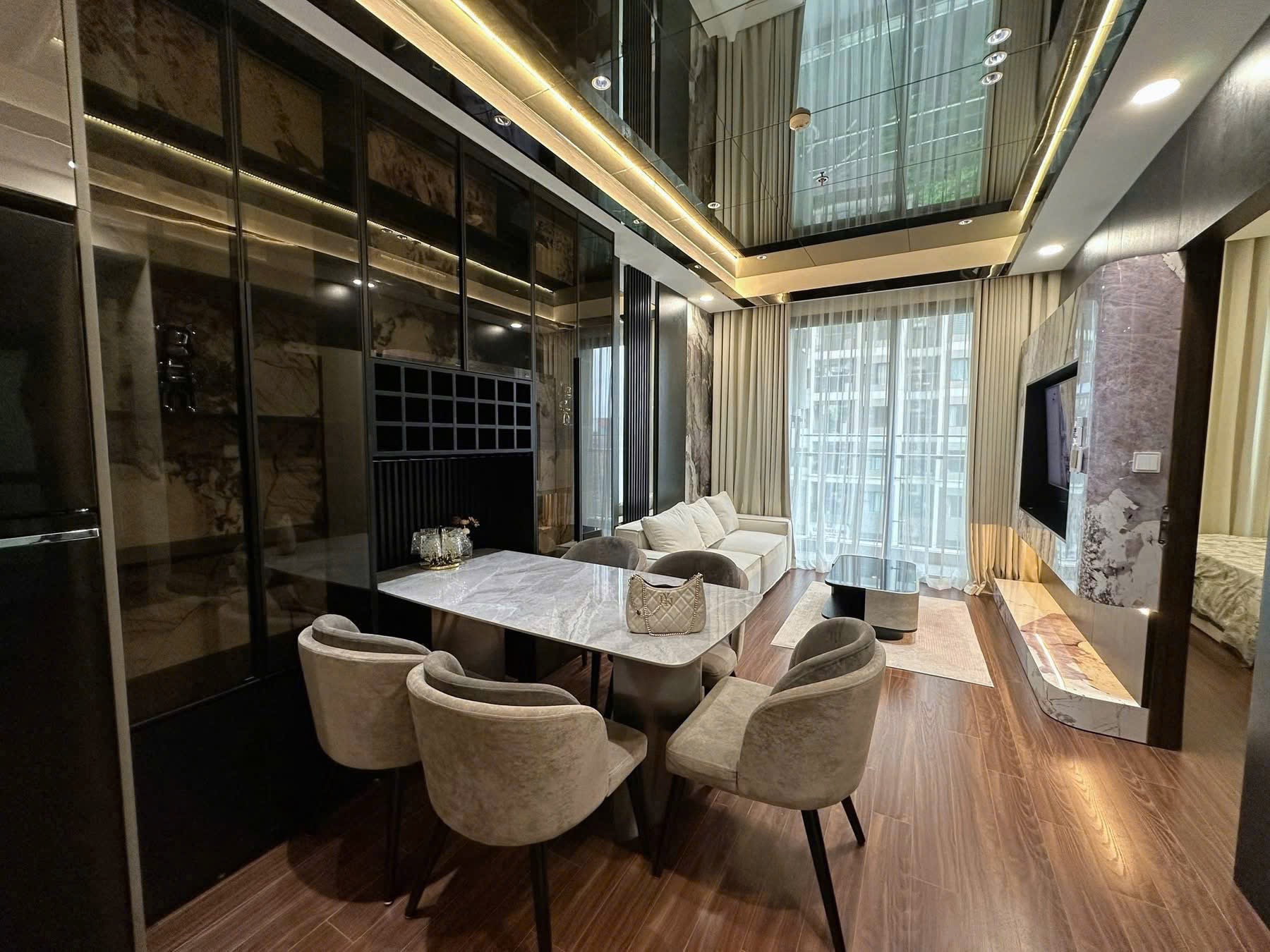 15 triệu/tháng – Cho thuê căn hộ 2+1PN tòa M1 Vinhomes Ocean Park 60m² – đầy đủ nội thất - Ảnh 2