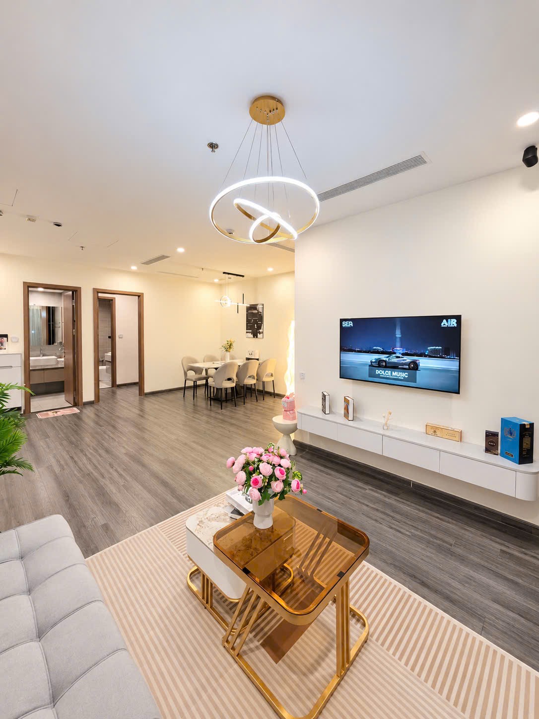 20 triệu/tháng – Cho thuê căn hộ 3PN tòa R1,05 Vinhomes Ocean Park 100m² – đầy đủ nội thất - Ảnh 4