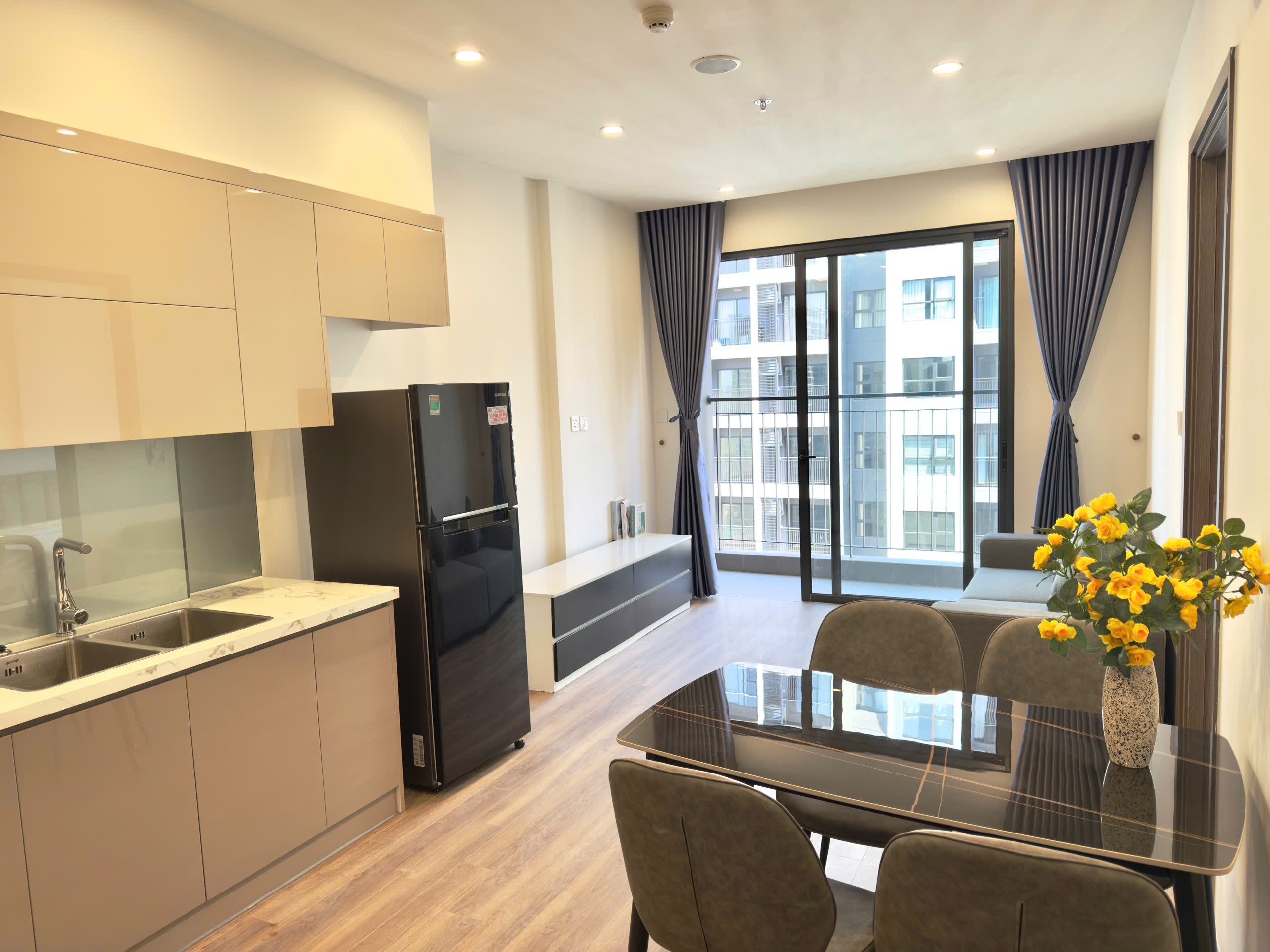 8,5 triệu/tháng – Cho thuê căn hộ 1PN tòa BE4 Vinhomes Ocean Park 48,8m² – đầy đủ nội thất